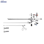 أدوات الأنف والأذن والحنجرة مجموعة تنظير القصبات الهوائية للبالغين منظار القصبات البصري الصلب