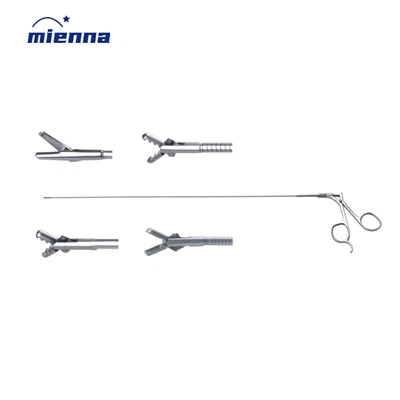 ملقط أمراض النساء في التنظير الرحم الصارم FR5 مقص الخزعة مقطوعة الرحم ملقط الأدوات